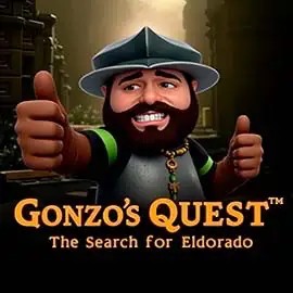 Official Slots logo: Gonzo's Quest by NetEnt at Supraplay Casino