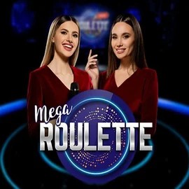 Mega Roulette online game logo by Pragmatic Play on supraplays.com